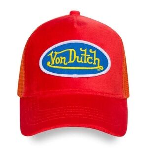 Von Dutch Velvet Trucker Hat